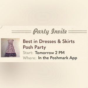 Host party!! Hosting Best in Dresses and Skirts 1-19-2023 at 2pm.